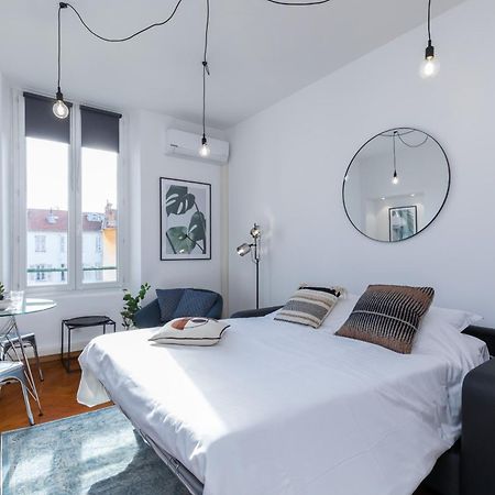 7 Medecin - Place Massena - Central 2P - Lumineux - Climatise Nizza Exterior foto