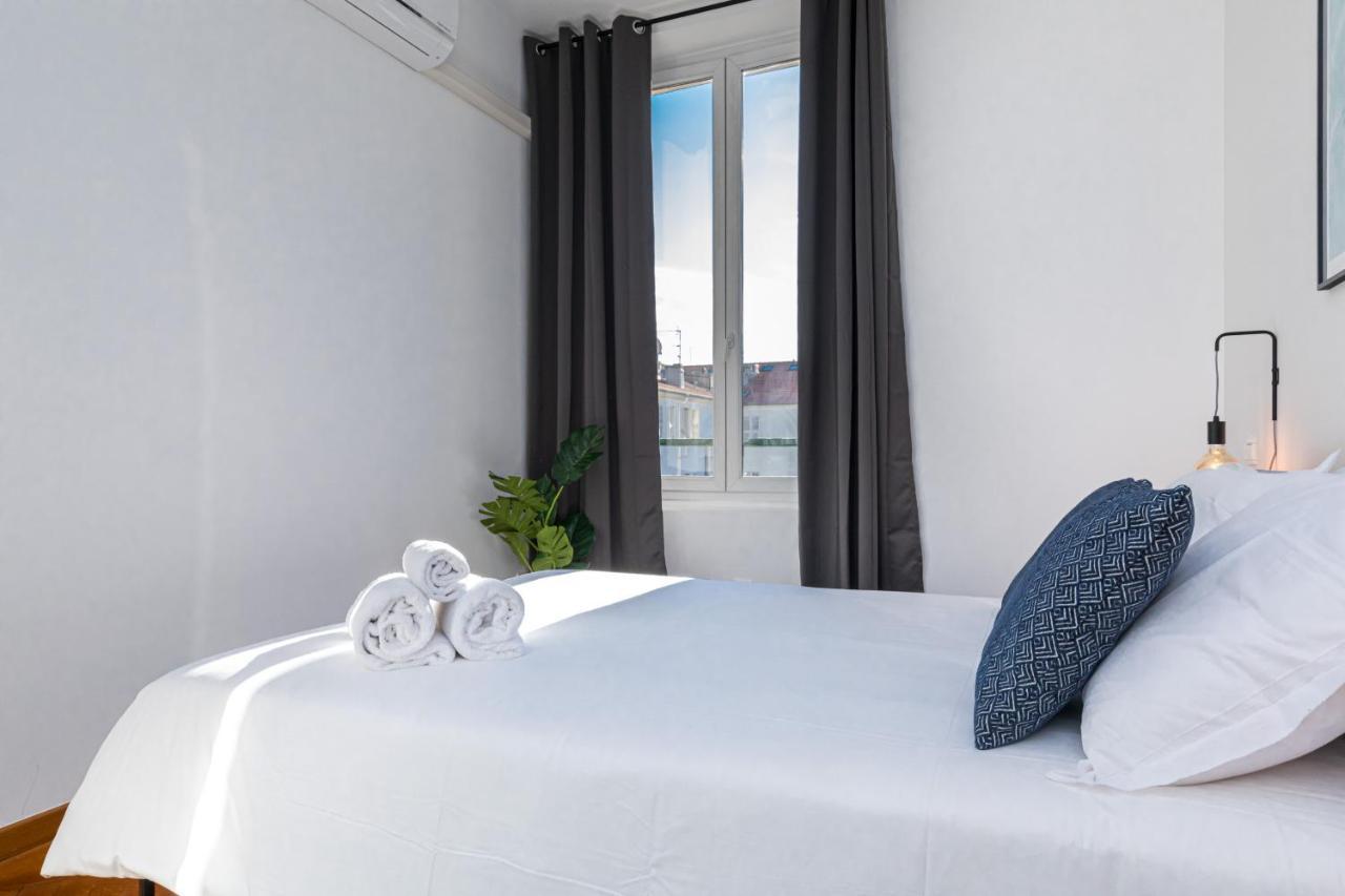 7 Medecin - Place Massena - Central 2P - Lumineux - Climatise Nizza Exterior foto