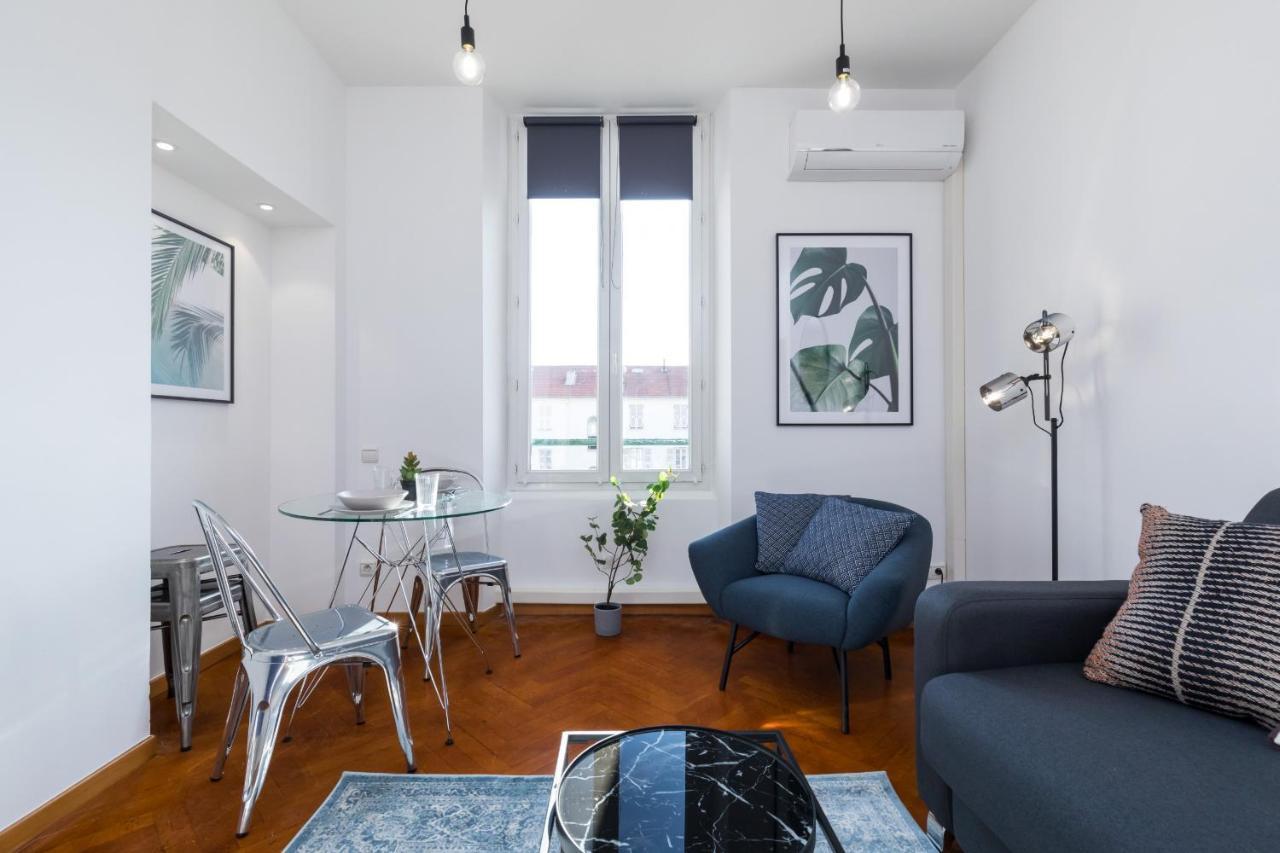 7 Medecin - Place Massena - Central 2P - Lumineux - Climatise Nizza Exterior foto