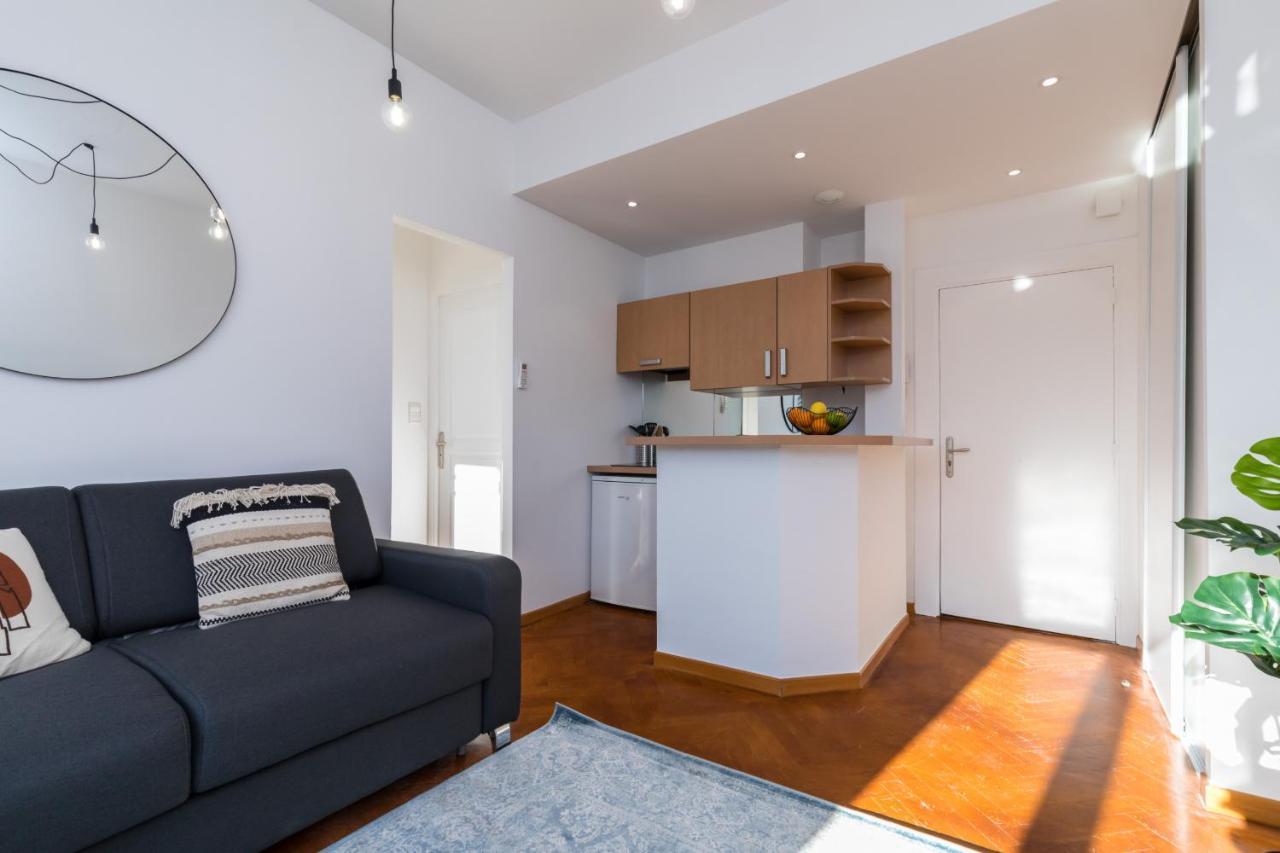 7 Medecin - Place Massena - Central 2P - Lumineux - Climatise Nizza Exterior foto