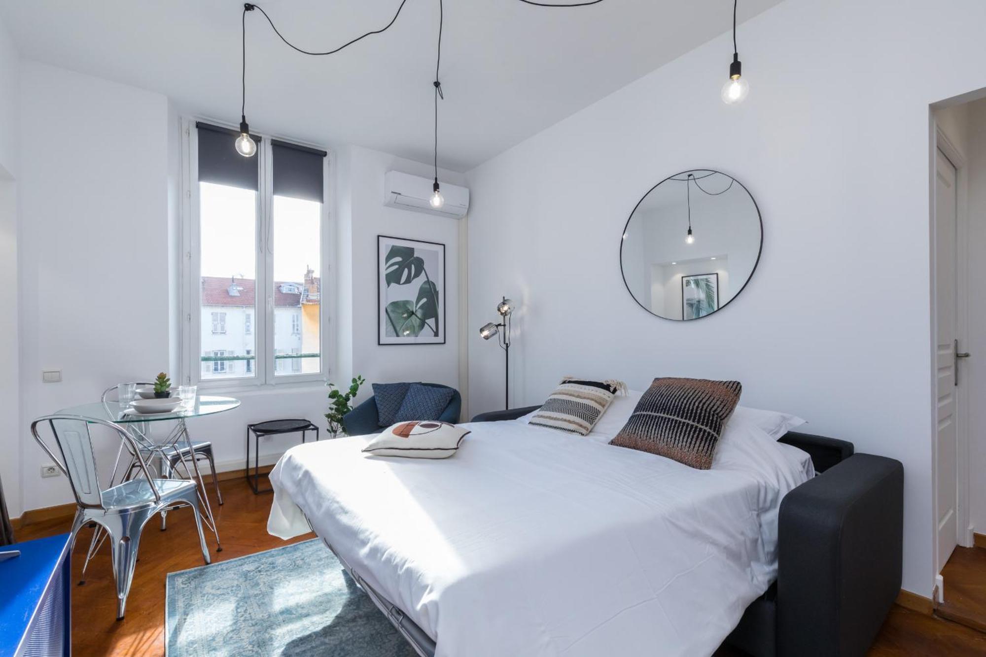 7 Medecin - Place Massena - Central 2P - Lumineux - Climatise Nizza Exterior foto